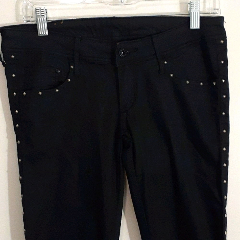 Black coated jeans